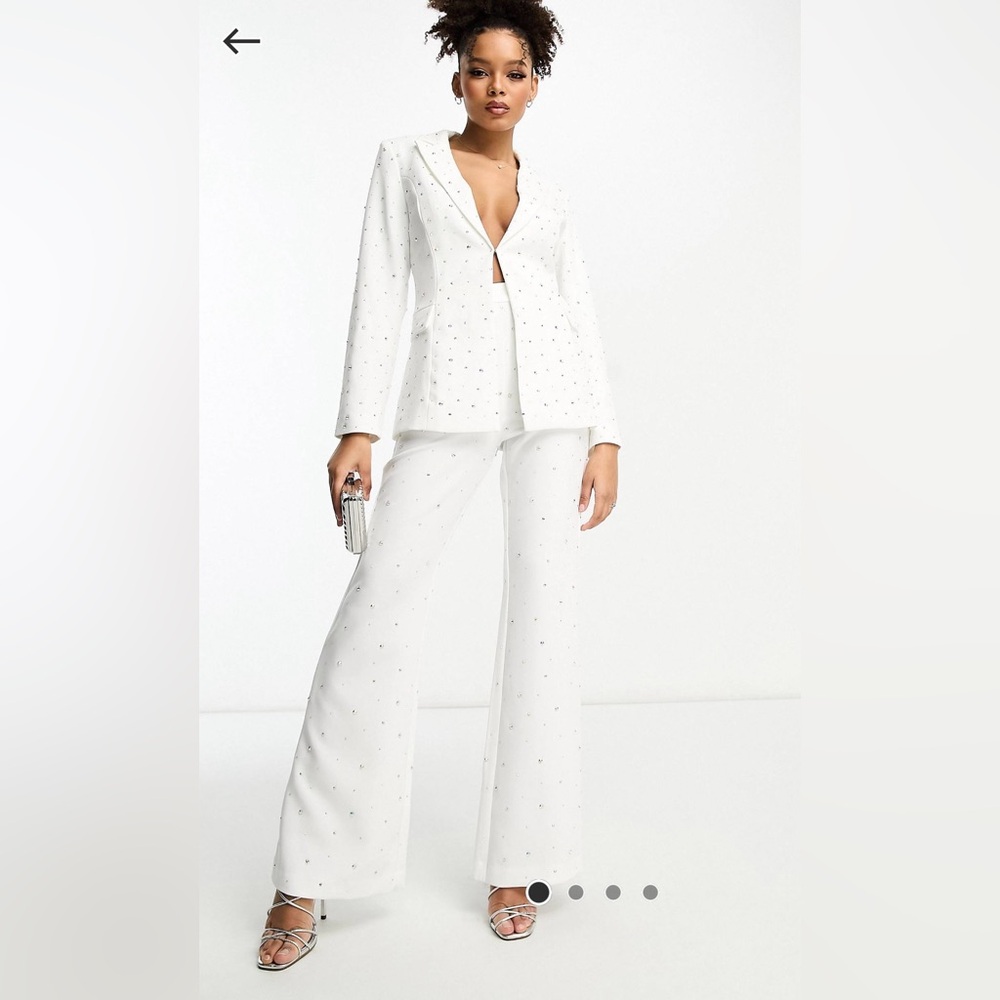 NWT Rare London embellished blazer and matching pants (set)